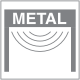 Metal detectable